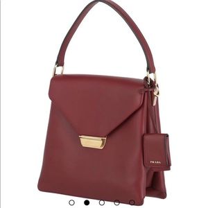 Prada ingrid Top-handle leather tote